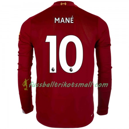 Fußballtrikots Liverpool Sadio Mane 10 2019-2020 Langarm Heimtrikotsatz kaufen